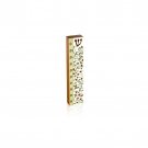 Pomegranate Floral Designed and Spirals Mezuzah with Modern Style Shin