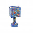 Yair Emanuel Wooden Matchbox Holder with unique Birds & Flowers Design