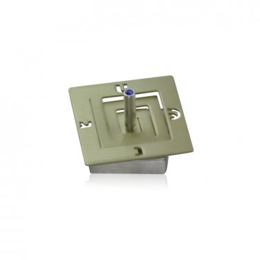 Pistachio Aluminum Square Shaped Spiral Hanukkah Dreidel by Adi Sidler