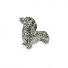 Sterling Silver Dachshund Figurine