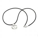 925 Sterling Silver Round Pendant with Magen David, Diamond and Hebrew Engraving