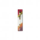 Glass Rectangular Mezuzah with Rainbow Striping