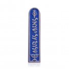 Metal Mezuzah with Peace Motif from Shraga Landesman