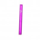 Pink Aluminum Mezuzah with Shin and Removable Cap