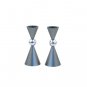 Small Shabbat Candlesticks with Ball Shaped Center