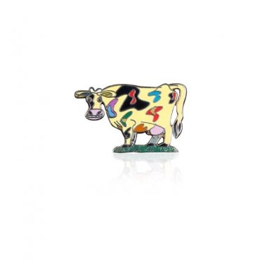 David Gerstein Innocent Cow Brooch