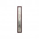 Mezuzah with Engraved Pattern in Metal and Wood