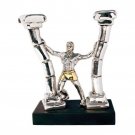 Silver Figurine of Samson with Pillars