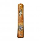 Rounded Stone Mezuzah with Oriental Mosaic and Shin