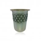 Silver Dipped Kiddush Cup Covered in Droplets