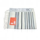 Wool Tashbetz Tallit with Grey, Black and Silver Stripes