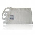 Akrilan Tallit with White Stripes and Floral Pattern