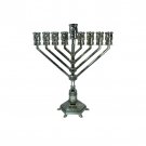 Nickel Hanukkah Menorah with Chabad Design
