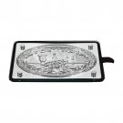 Silver Challah Tray and Knife with Kiddush/Motzi Table Setting