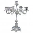 35 Centimeter Nickel Candelabrum with 9 Branches