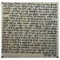 Parchment Mezuzah Scroll with Ashkenazi Arizal and Bet Yosef Font