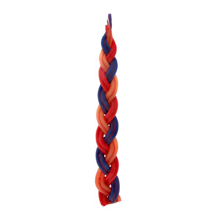 Candela Havdalah Safed Con Sacchetto Di Spezie | Majestic Giftware, Cera D'Api, 24 Cm, Naturale - 2