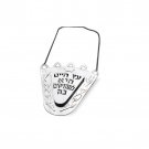 Sterling Silver Torah Breastplate with ""Etz Hayim Hee"" and Crown Shape