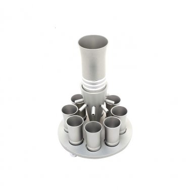 Eight Cup Aluminum Kiddush Fountain