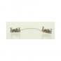 Sterling Silver Tallit Clips with Jerusalem Depiction