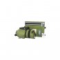 25 Centimeter Olive Green Tefillin Case with Tallit Bag, Mirror, Comb & Compass
