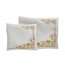 Embroidered Tefillin Set with Colorful Flowers