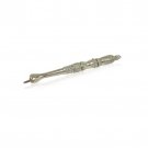 Sterling Silver Torah Pointer with Linear and Scrolling Motifs