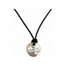 Sterling Silver Necklace Engraved with Hebrew Book of Psalms Passage