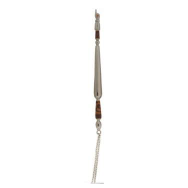 Torah Pointer with Red and Brown Leaves Pattern