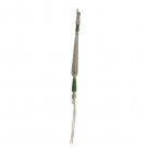 Torah Pointer with Green Floral Pattern in Metal