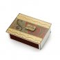 Glass Matchbox for Shabbat with Paisley Print