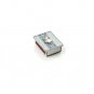 Glass Matchbox for Shabbat with White and Blue Motif