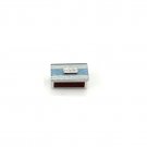 Glass Matchbox for Shabbat with Light Blue Stripe