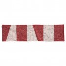 Pomegranate Red and White Yair Emanuel Table Runner - Medium