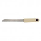 Steel and Ceramic Challah Knife with Brown Pomegranate