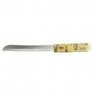 Ceramic and Stainless Steel Challah Knife with Hebrew Blessings