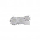 Ornate Matzah Cover Set with Hebrew Text, Tassels and Scrolling Lines