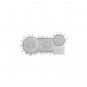 Ornate Matzah Cover Set with Hebrew Text, Tassels and Scrolling Lines