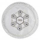 Circular Black and Grey Hexagon Designed Matzah Cover
