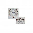 Yair Emanuel Silk Matzah Cover Set with Mah Nishtana Embroidery