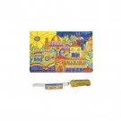 Yair Emanuel Wooden Challah Board Set With Jerusalem Oriental Design