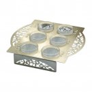 Stainless Steel Pomegranates Passover Seder Plate
