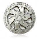 Metal Passover Seder Plate with Bird Design from Shraga Landesman