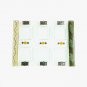 Glass Rectangle Seder Plate with Plaques, Diamonds and Beads