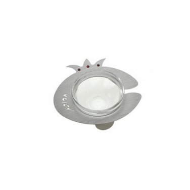 Silver Pomegranate Charoset Dish by Adi Sidler