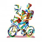 David Gerstein Weekend Ride Bike Rider Sculpture