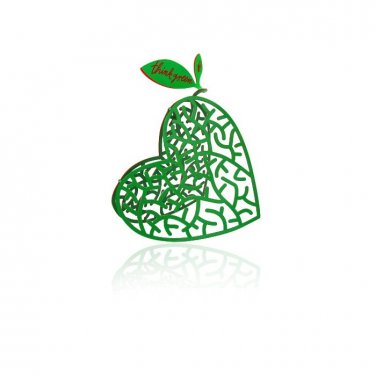 David Gerstein Think Green Heart Sculpture