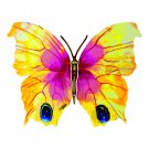 David Gerstein Metal Ruth Butterfly Sculpture in Shades of Purple and Orange