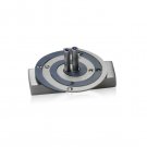 Silver Gray Double Spiral Hanukkah Dreidel by Adi Sidler