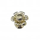 Sterling Silver Plated Spice Box in the Shape of a Daisy
